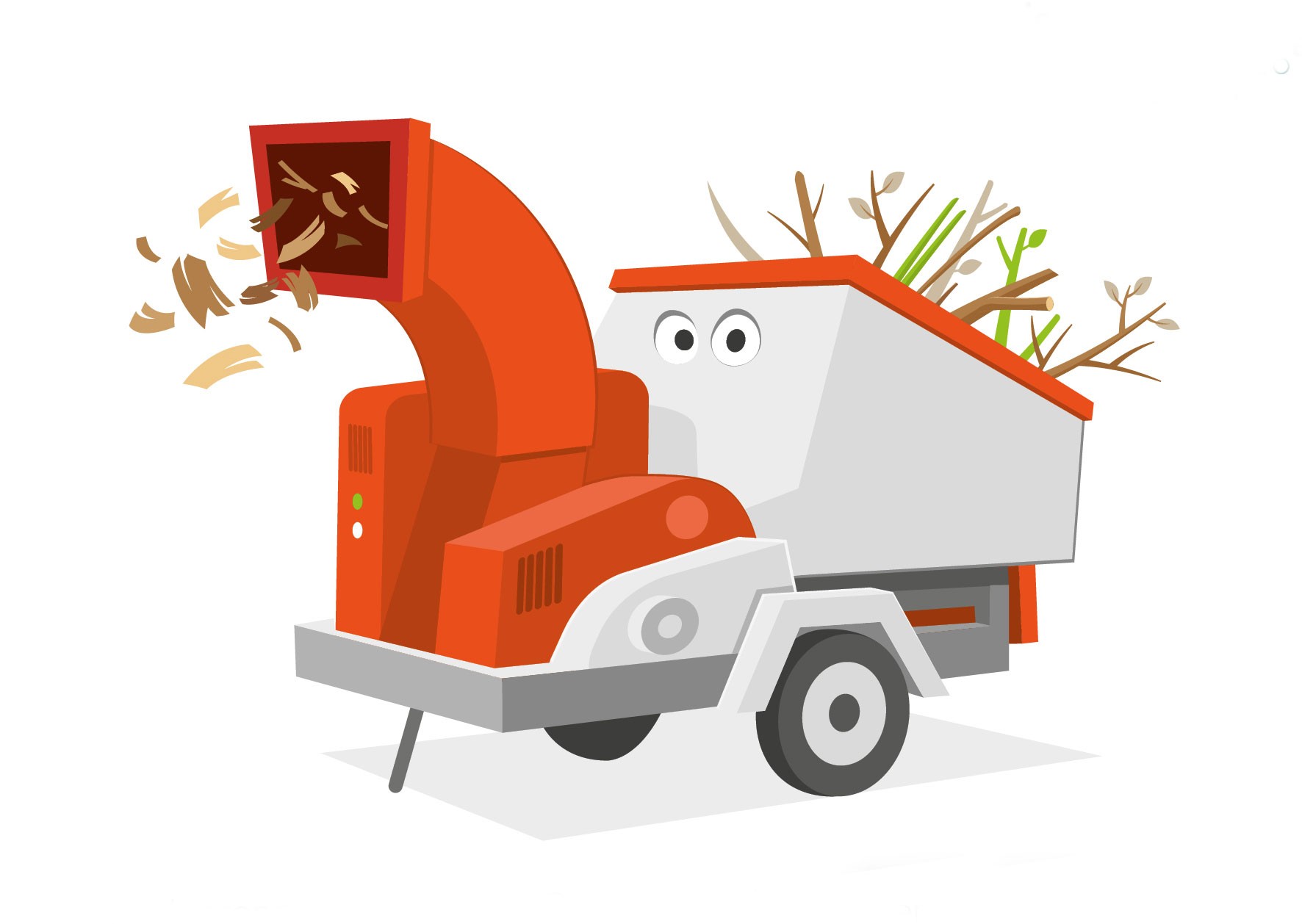 Le broyage des déchets de jardin, un service de proximité gratuit à domicile proposé par TDM